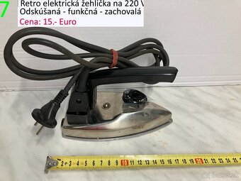 Retro žehličky varič kávovar a ventilátor - 7