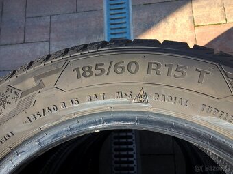 4 ks ZIMNÉ 185/60 R15 84T BARUM Polaris 5 - UŽ OD 15,-€/kus - 7