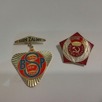ODZNAKY SSM  8 kusů - 7