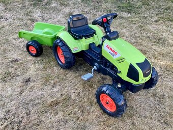 Elektrický traktor s diaľkovým plus traktor na pedále - 7