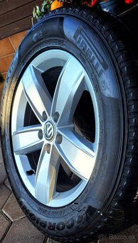 alu R17 5x112, zimné pneu 215/65, orig. VW Tiguan, Ateca... - 7