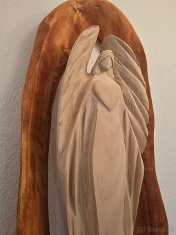 Drevená socha anjela - 7