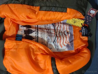 Predám bundu bomber TOP GUN - 7