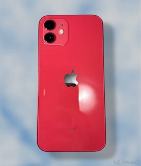 Apple iPhone 12 64GB Red - 100% batéria - 7