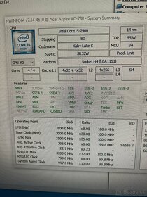 Pc Acer Aspire XC-780 , I5 7400, GTX-745,Ram ddr4 8gb - 7