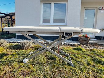 nové NEREZOVÉ elektrické masážne lehátko - 7