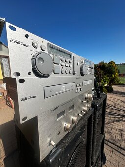 Reproduktory 4ks+ zosilovač+ dualny cd player - 7