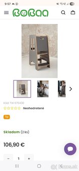 Učiaca veža Montessori Kitchen Helper extra safe sivá - 7