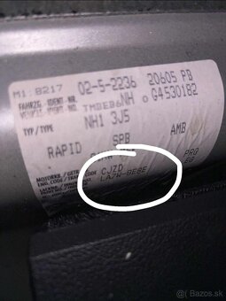 Zadný náraznik škoda rapid spaceback 2016 - 7