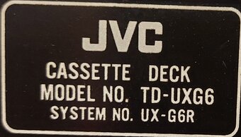 Predám mini systém JVC UX-G6R + XM-G6 - 7