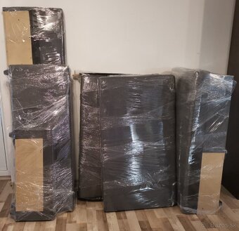 rohova rozkladacia sedacka Ikea Friheten, siva, 228x155 cm - 7