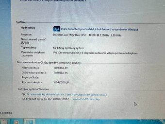 Predám polámaný notebook Toshiba U405 na diely alebo opravu. - 7