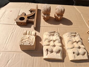 PREDÁM  DREVENÉ PRVKY NA HODINY,NÁBYTOK - 7