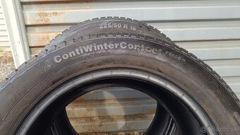Dve pneumatiky Continental 225/50 R16 zimné - 7