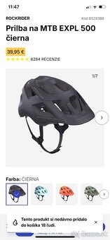 Rockrider cyklisticka prilba - 7