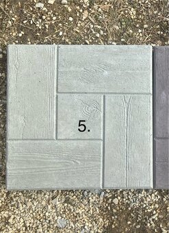 Betónové striešky, dlažba - 7