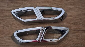 VW Passat B8 R-line NEREZ chrómové koncovky výfuku - 7