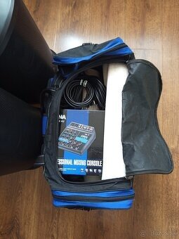 2x stĺpový systém "BEHRINGER C210" + mixpult "DNA MIX 4U - 7