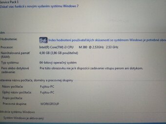 predám na diely notebooky FUJITSU. - 7