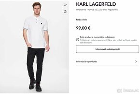 Pánska polokošeľa - Karl Lagerfeld - XXL - 7