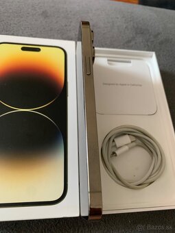 Predam iphone 14 PRO MAX 512GB Zlatý Používaný mobil - 7
