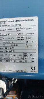 kladkostroje DEMAC DC Pro 250 + 500 kg - 7