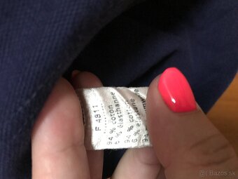 LACOSTE originál kráľovská Modra/damske tricko S/M - 7
