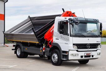MERCEDES ATEGO 1222 TROJSTRANNÝ SKLÁPAČ HYDRAULICKÁ RUKA EU4 - 7