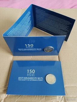 Estónsko - pamätné euromince - coin card - 7