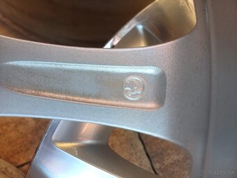 Orig. hliníkové disky Skoda R17, 5x112 - 7