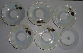 Perleťová porcelánová súprava a iné....... - 7
