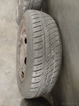 Predám sadu kolies 5x100 R14 165/70 R14 4.9mm - 7