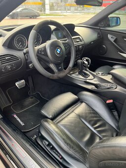 BMW 650i e63 270kw M6 packet Max výbava All Black - 7