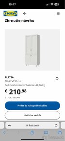 Vitrína IKEA PLATSA 80x42x191cm - 7