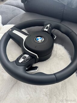 Predám BMW volant Mpacket F10/F01 s pádlami - 7