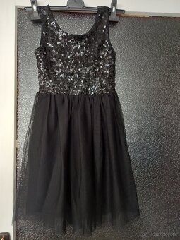 Dievčenské slávnostné šaty H&M veľ. 140 s bundičkou - 7