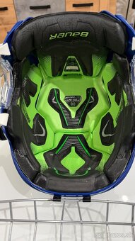 ✅ HOKEJOVÁ PROFI PRILBA - BAUER HYPERLITE = M - L = BLUE ✅ - 7