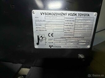 Toyota Dieselový VZV 52-8FDF20 jen 720mth - 7