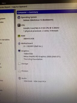 Počítač Dell OptiPlex 790 – i3-2120 / LINUX MX / 4GB / 250HD - 7