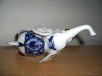 Sloník z čínskeho porcelánu 15x8 cm - bez vád - 7