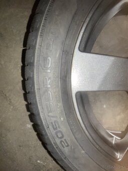 Predám zimné pneumatiky 205/55 R16  91T na ALLU diskoch - 7