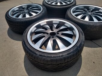Prémiové športové hliníkové disky 4x100r17 s letnými pneu - 7