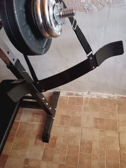 Predám posilňovaciu vežu, činky, bench lavicu a závažia. - 7