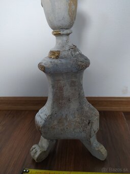 Starý pozlátený svietnik - 7