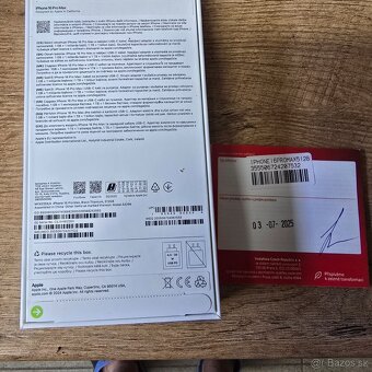Nový iPhone 16 Pro Max 512GB nerozbalený - 7