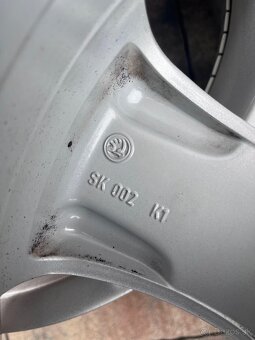 Orig.hliníkové disky Škoda R16 - 7