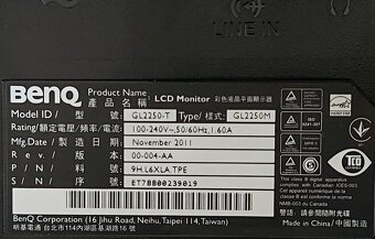 Počítač HP Slimline 260, Monitor BenQ GW2265 - 7