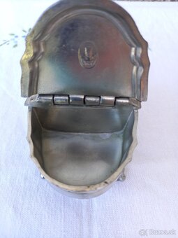 cínové dekorácie svietnik , doza - 7