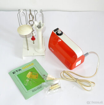 Retro Elektrický ručný Šľahač ETA 0042 mixér - 7