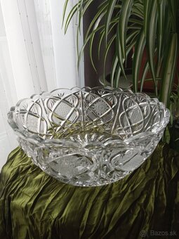 Krištáľová misa 1970, Bohemia crystal - 7